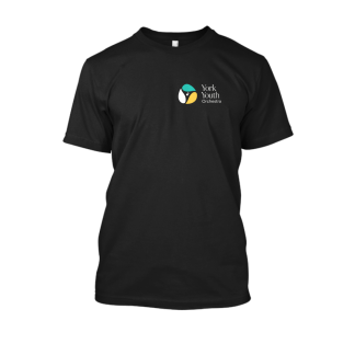 York Youth Orchestra Chest Logo Tee — Black